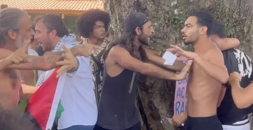Israelenses tentam agredir manifestantes pró-Palestina na Bahia; vídeo