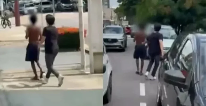 Estudantes de direito atacam homem em situação de rua com arma de choque