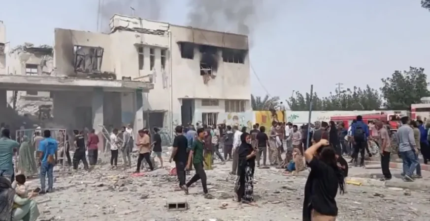 Irã após bombardeios conjuntos dos EUA e Israel