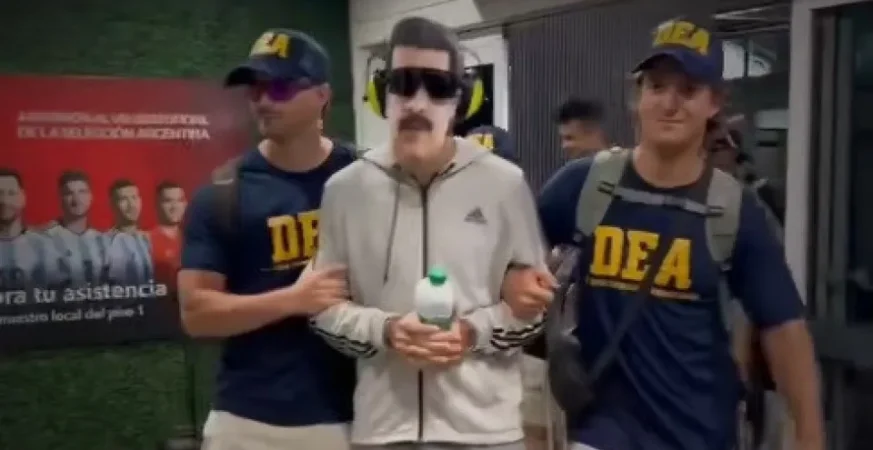Despedida de Solteiro imita detenção de Maduro e viraliza: