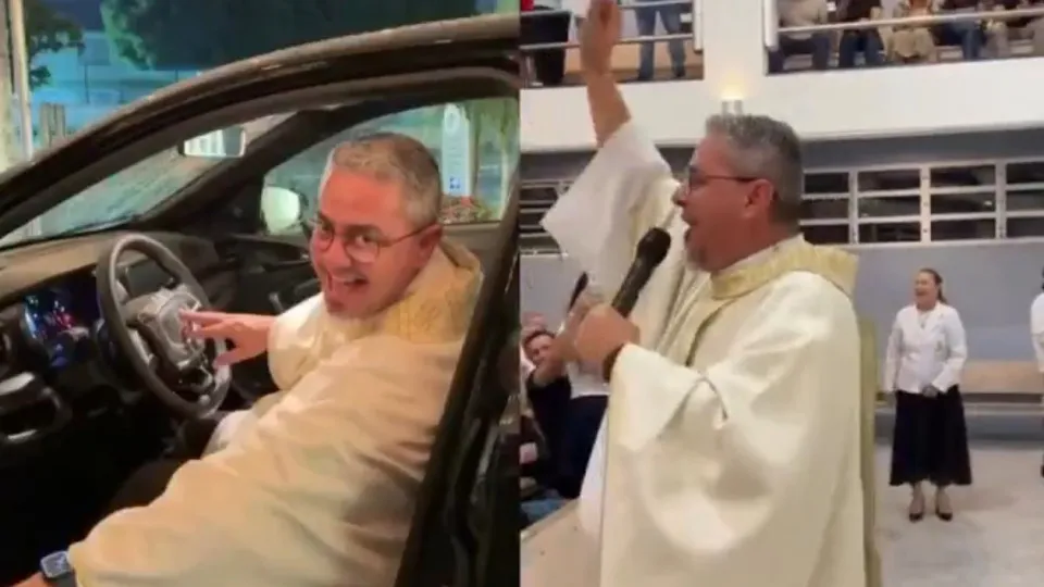 Padre ganha carro em rifa que ele mesmo organizou em Santa Catarina
