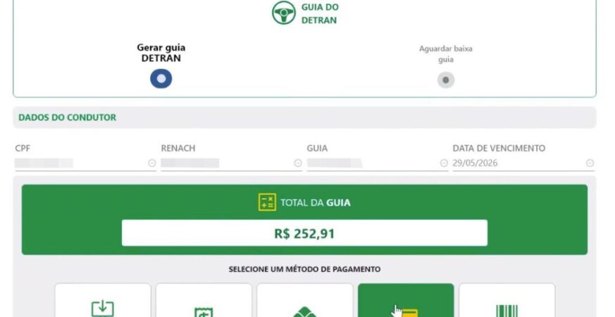 Cidadão já pode parcelar serviços de habilitação em MS diretamente no portal Meu Detran
