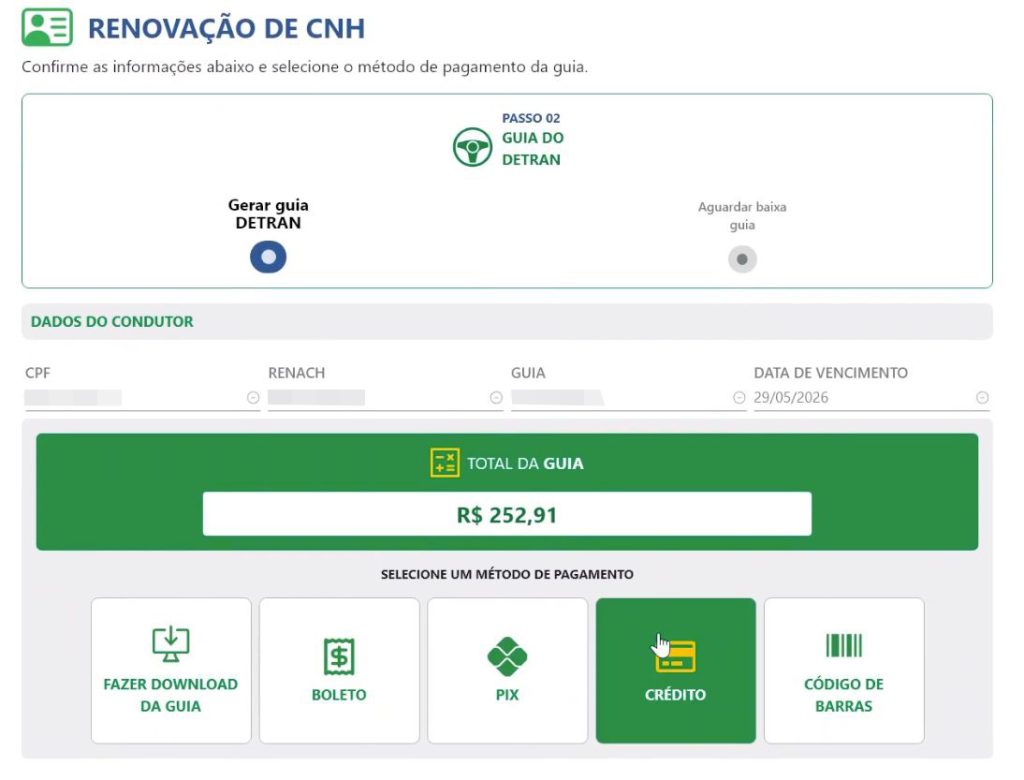 Cidadão já pode parcelar serviços de habilitação em MS diretamente no portal Meu Detran