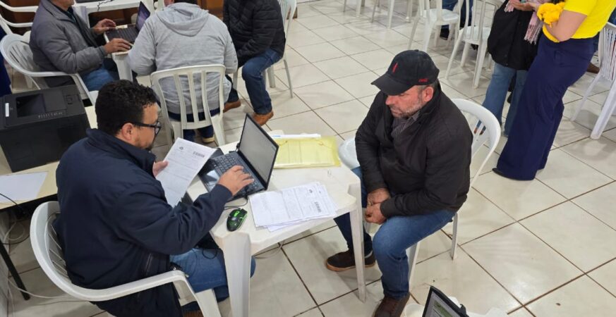 Com foco na agricultura familiar, mutirão da Agraer atende produtores de assentamento em Itaquiraí