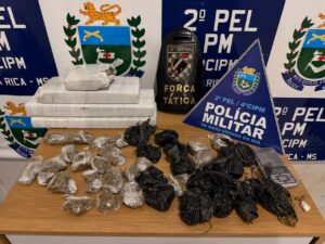 Polícia Militar intensifica ações da Operação Protetor Divisas e realiza prisões por tráfico e contrabando em Costa Rica