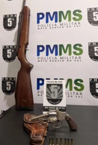 Polícia Militar prende homem por violência doméstica e apreende armas em fazenda no Pantanal em Rio Verde