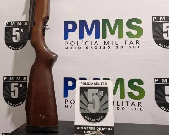 Polícia Militar prende homem por violência doméstica e apreende armas em fazenda no Pantanal em Rio Verde