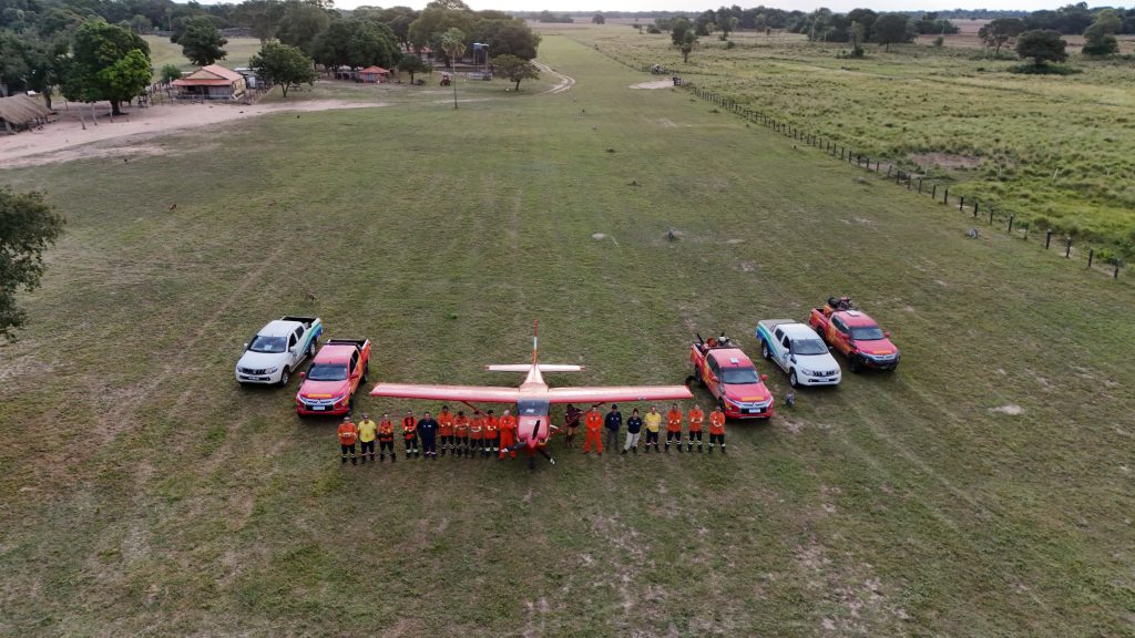 Imasul e Corpo de Bombeiros reforçam prevenção a incêndios com manejo integrado do fogo no Pantanal