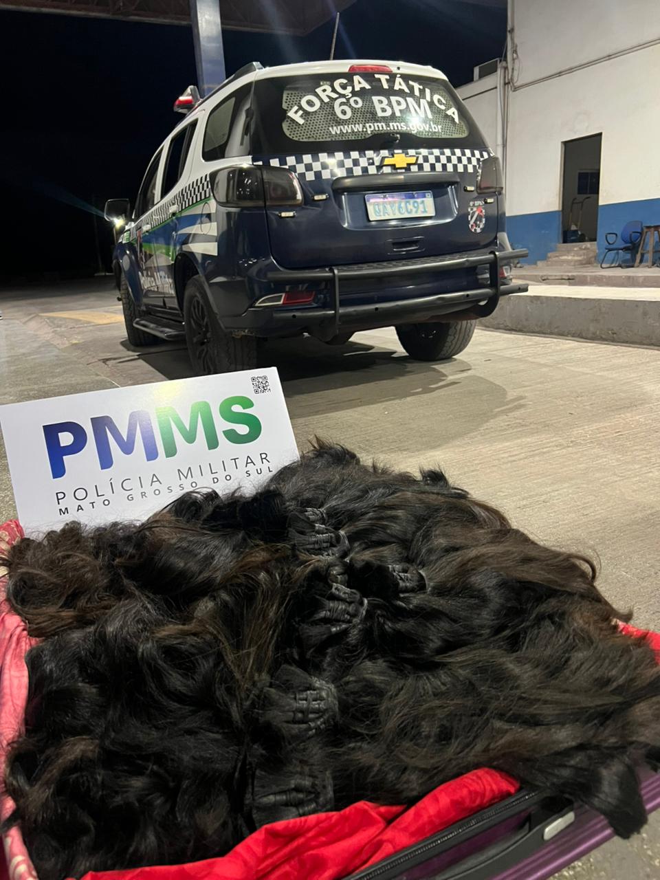POLÍCIA MILITAR INTERCEPTA CARGA ILEGAL AVALIADA EM MAIS DE R$ 115 MIL DURANTE FISCALIZAÇÃO EM CORUMBÁ