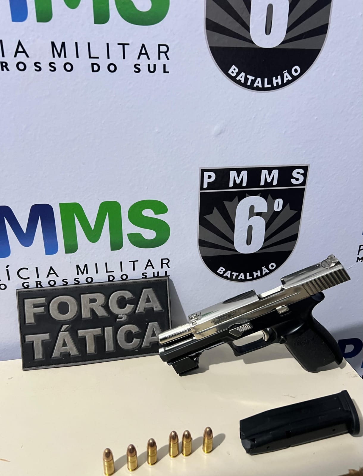 Polícia Militar DE Corumbá Retira Arma de Uso Restrito das Ruas DURANTE PATRULHAMENTO