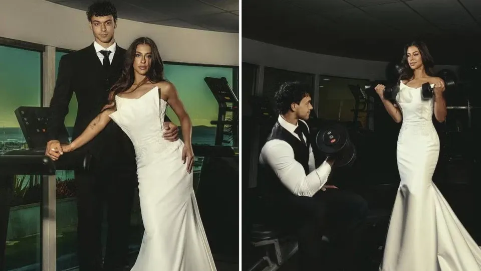 Filho de Carla Perez e Xanddy anuncia casamento e surpreende com ensaio em academia