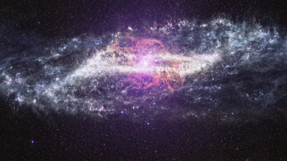 Nasa divulga imagem inédita de galáxia a 11 milhões de anos-luz da Terra