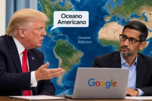 Google recusa pedido de Trump para mudar nome do Oceano Atlântico para “Oceano Americano”